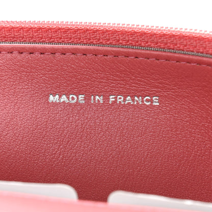 Chanel Patent Quilted Brilliant Wallet On Chain WOC Coral 7 of 15