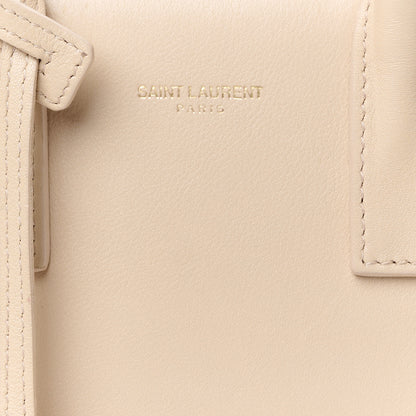 Saint Laurent Smooth Calfskin Nano Sac De Jour Dark Beige 8 of 10