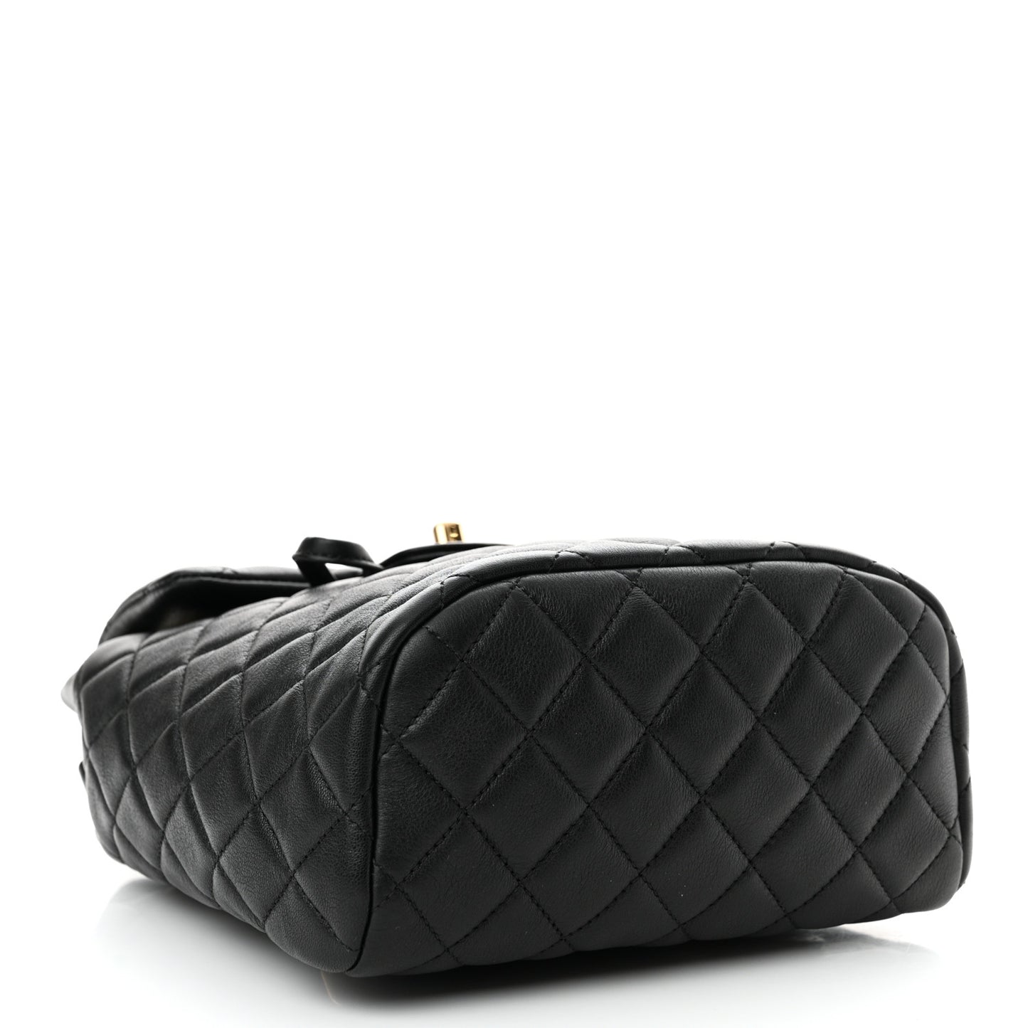 Calfskin Quilted Mini Urban Spirit Backpack Black