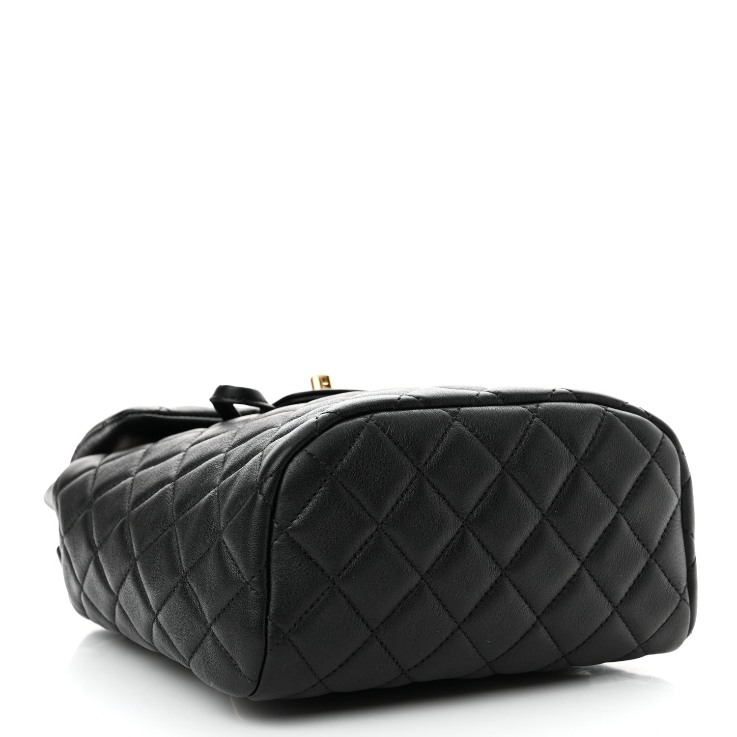Chanel Calfskin Quilted Mini Urban Spirit Backpack Black 4 of 11