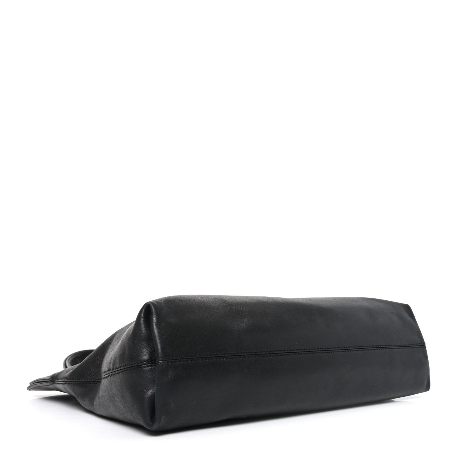 Chanel Calfskin Embossed CC Shoulder Bag Black 4 of 10