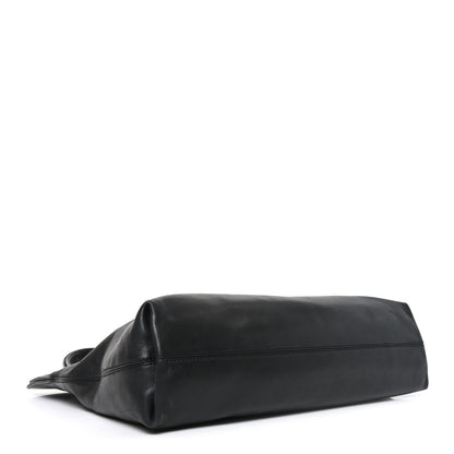 Chanel Calfskin Embossed CC Shoulder Bag Black 4 of 10