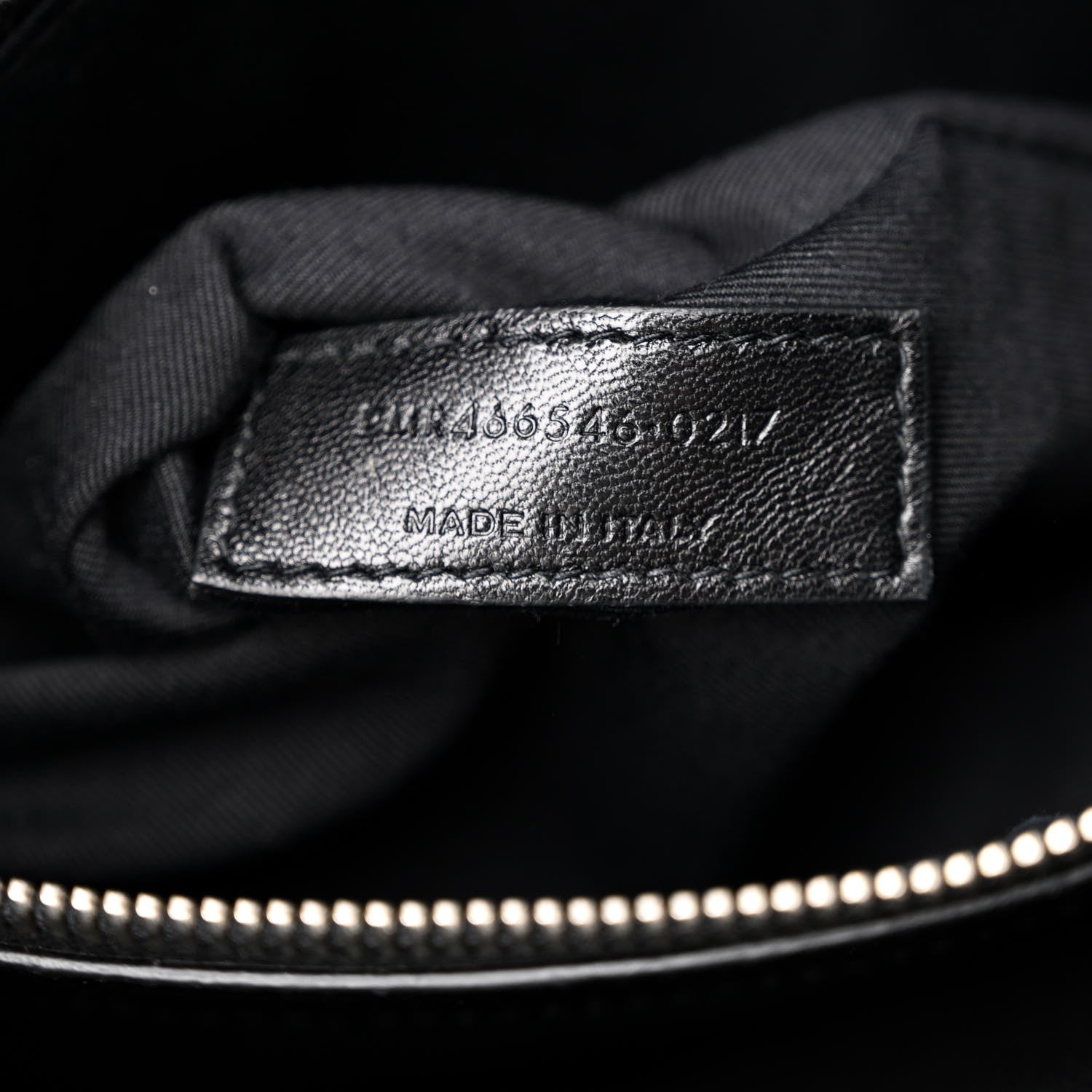 Saint Laurent Calfskin Crocodile Embossed Small Supple Sac de Jour Black 7 of 13