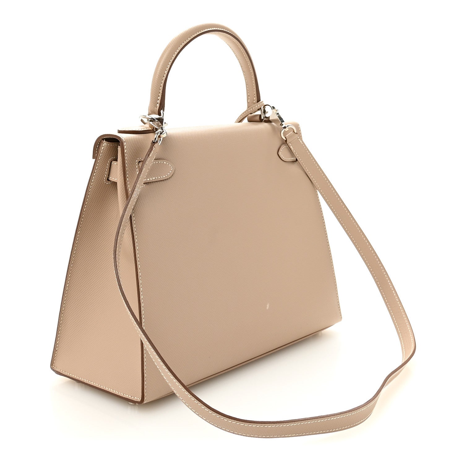 Hermes Grain d'H Kelly Sellier 28 Argile 3 of 9