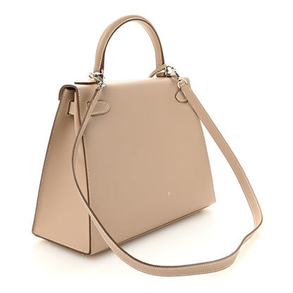 Hermes Grain d'H Kelly Sellier 28 Argile 3 of 9