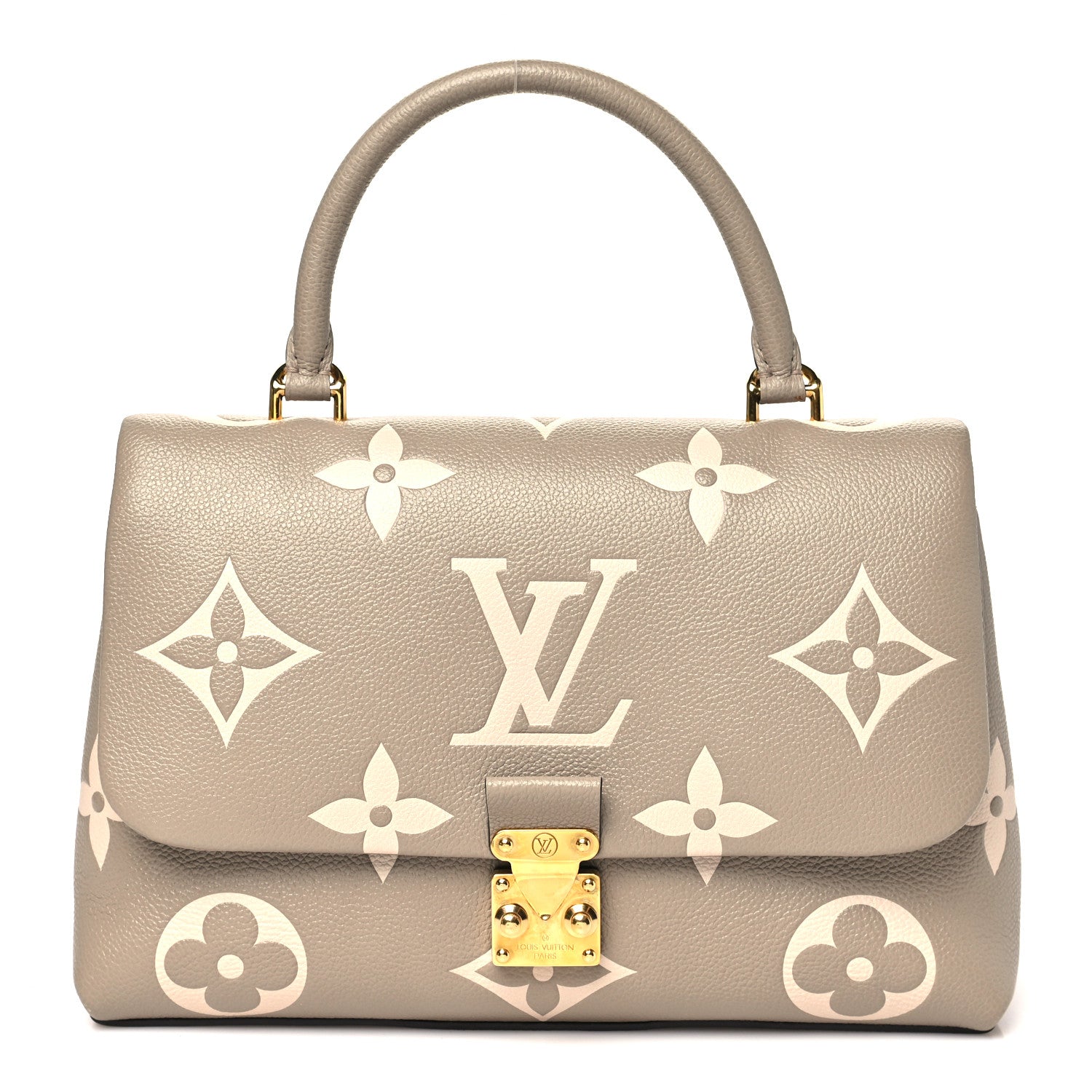 Louis Vuitton Empreinte Monogram Giant Madeleine MM Dove Grey Beige 1 of 10