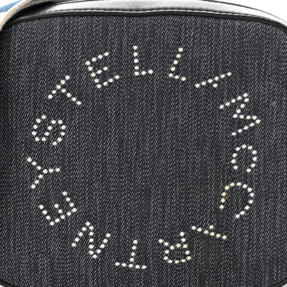 Stella McCartney Denim Eco Alter Nappa Studded Logo Camera Bag 8 of 12