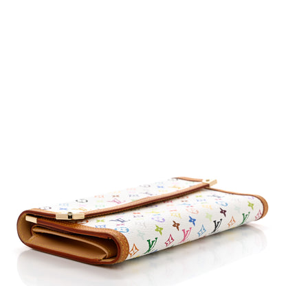 Louis Vuitton Monogram Multicolor Porte Tresor International Wallet White 5 of 12