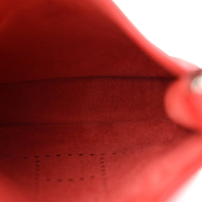 Hermes Taurillon Maurice Zigzag Sangle Evelyne TPM Rouge De Coeur Bleu Du Nord 5 of 12