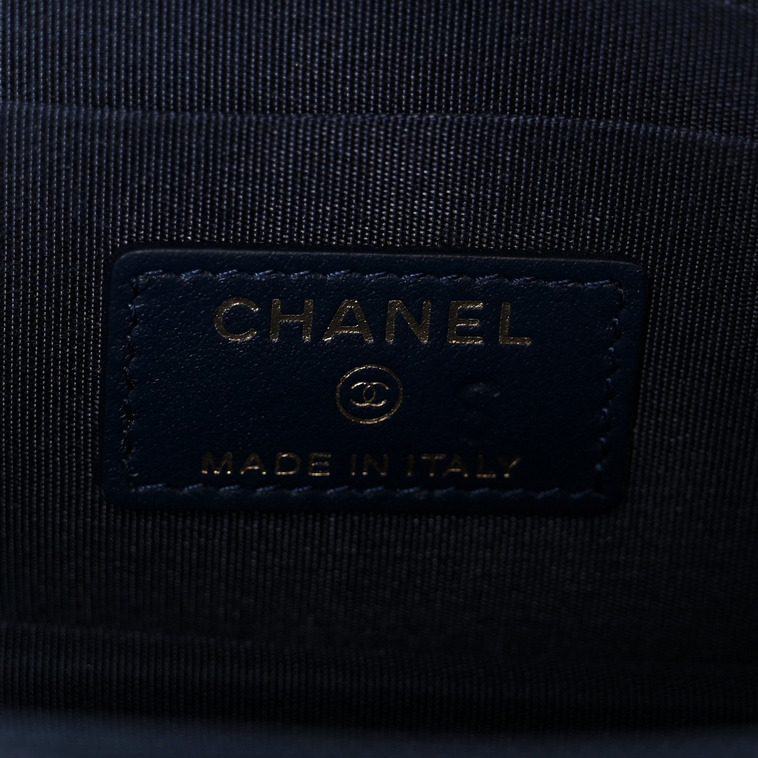 Chanel Denim Quilted Zipped Wristlet Clutch Blue 6 of 10