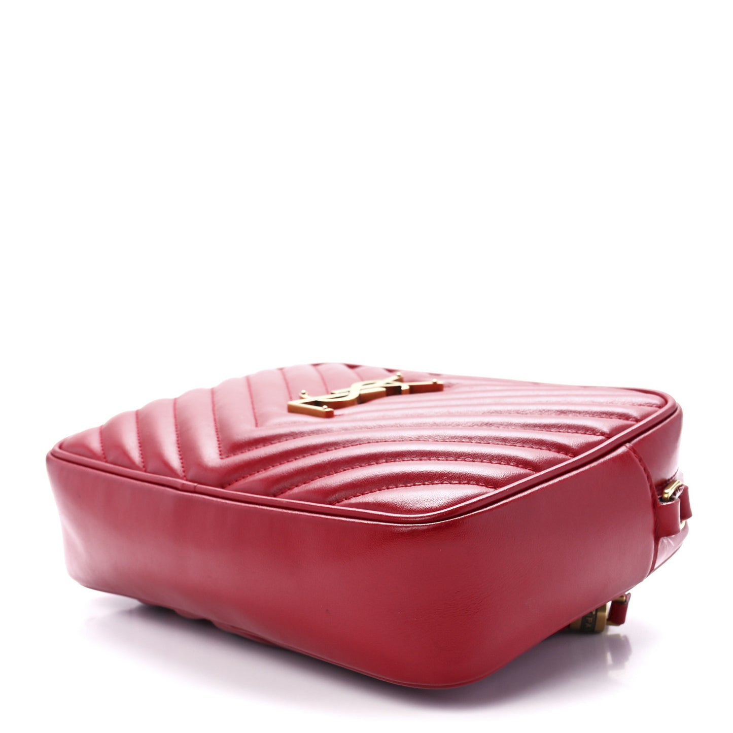 Calfskin Matelasse Monogram Lou Camera Bag Rouge Eros