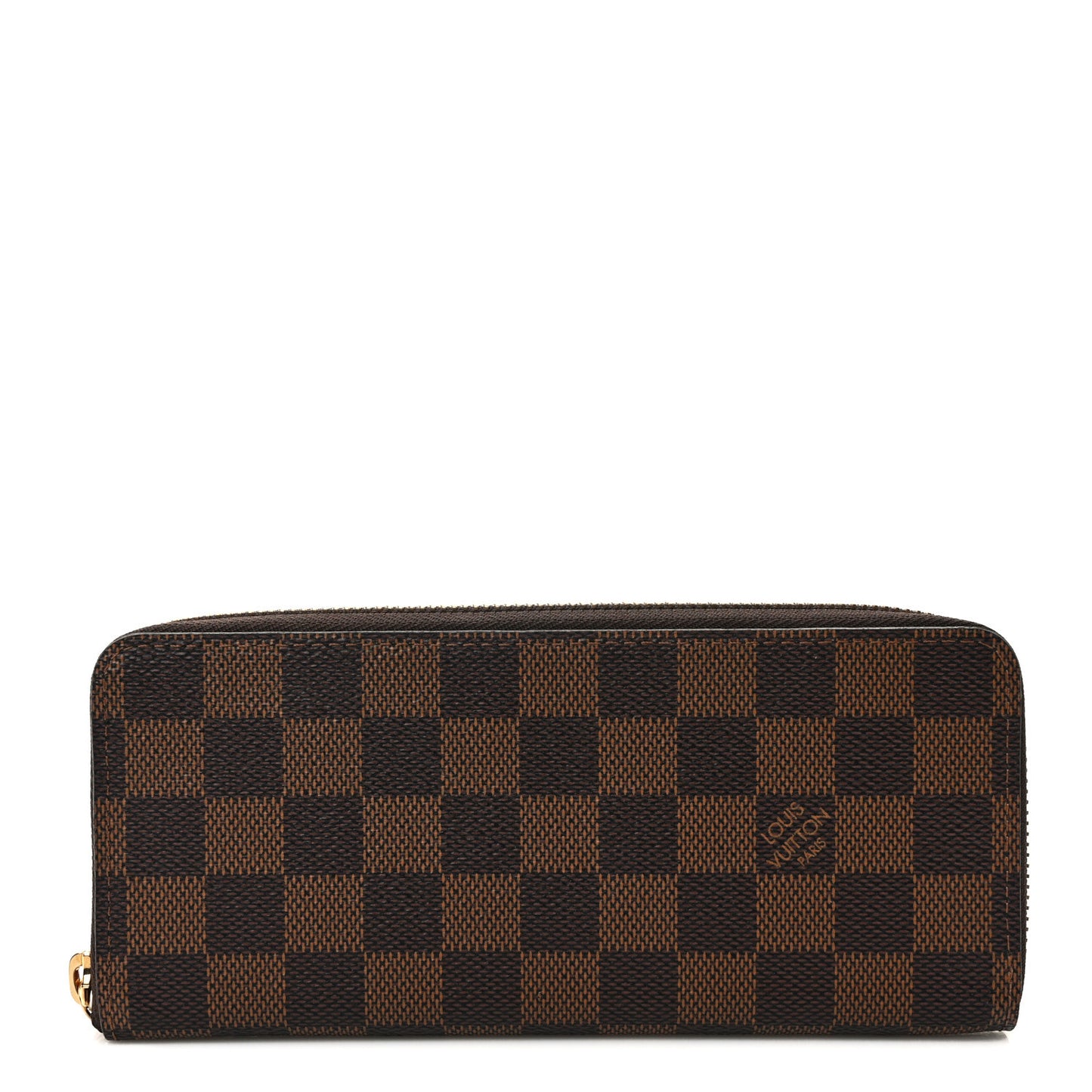 Damier Ebene Clemence Wallet Cherry