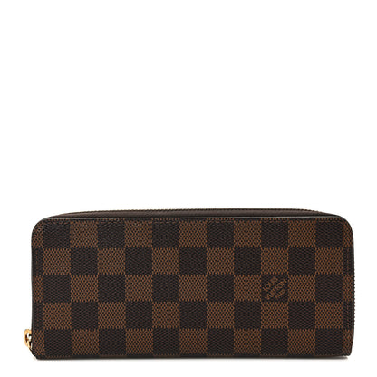 Louis Vuitton Damier Ebene Clemence Wallet Cherry 1 of 8