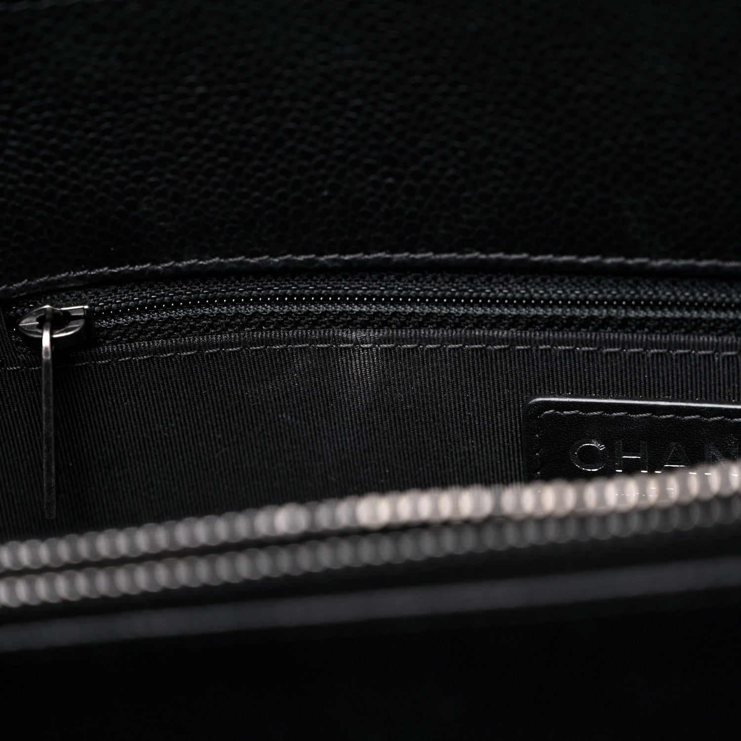Chanel Caviar Quilted City Shopping Tote Black 12 of 14