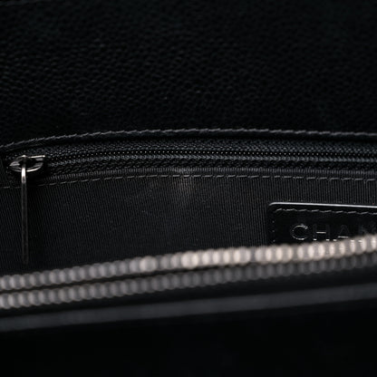 Chanel Caviar Quilted City Shopping Tote Black 12 of 14