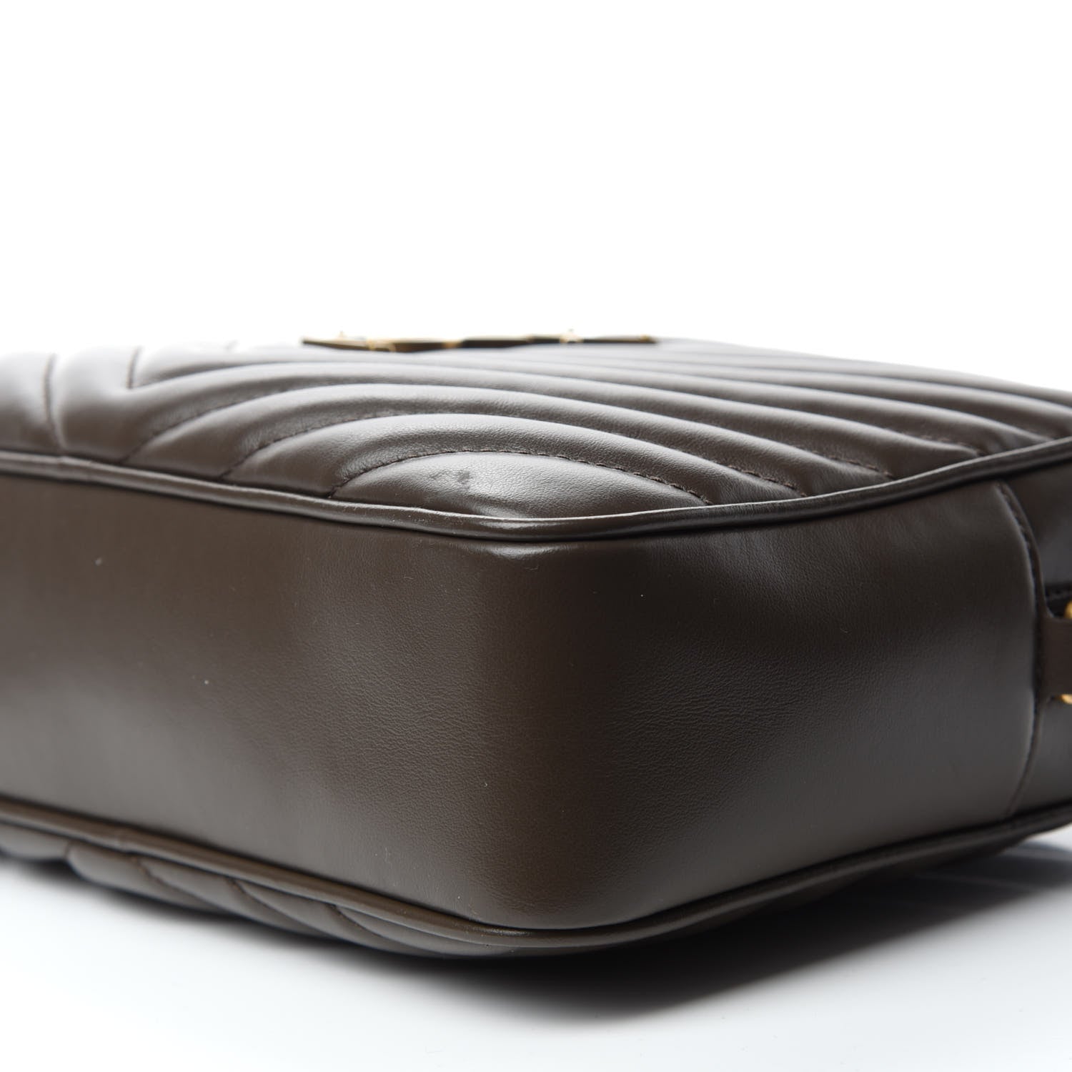 Saint Laurent Calfskin Matelasse Monogram Lou Camera Bag Faggio 7 of 10
