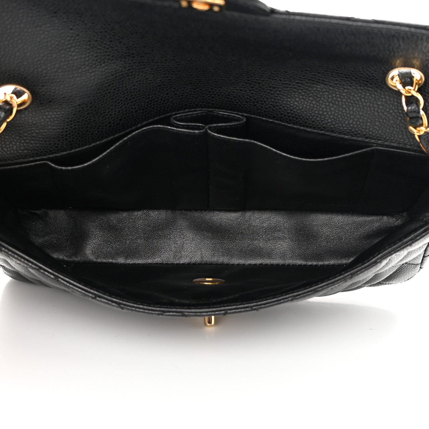 Chanel Caviar Quilted East West Flap Black 5 of 13