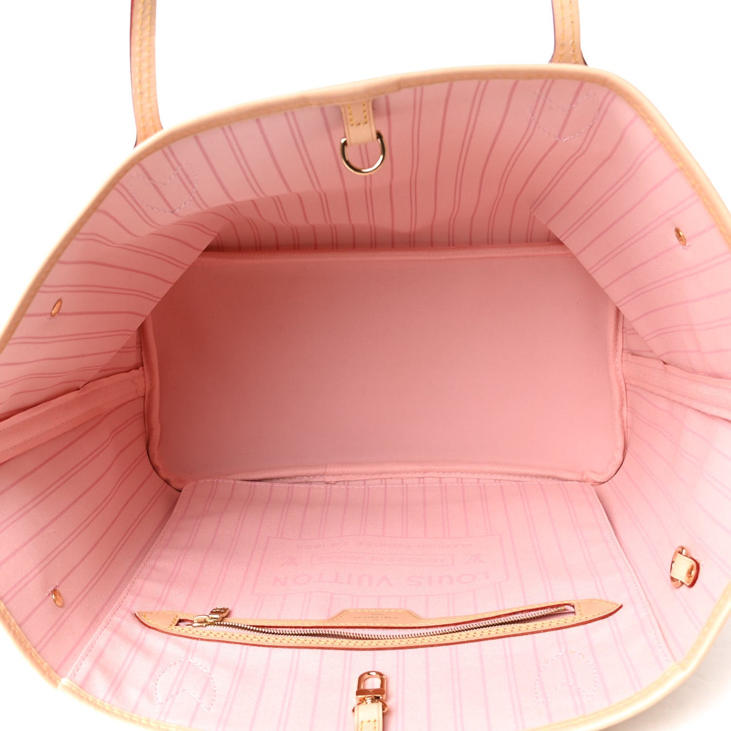 Damier Azur Neo Neverfull MM Rose Ballerine