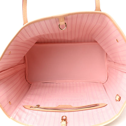 Louis Vuitton Damier Azur Neo Neverfull MM Rose Ballerine 4 of 4