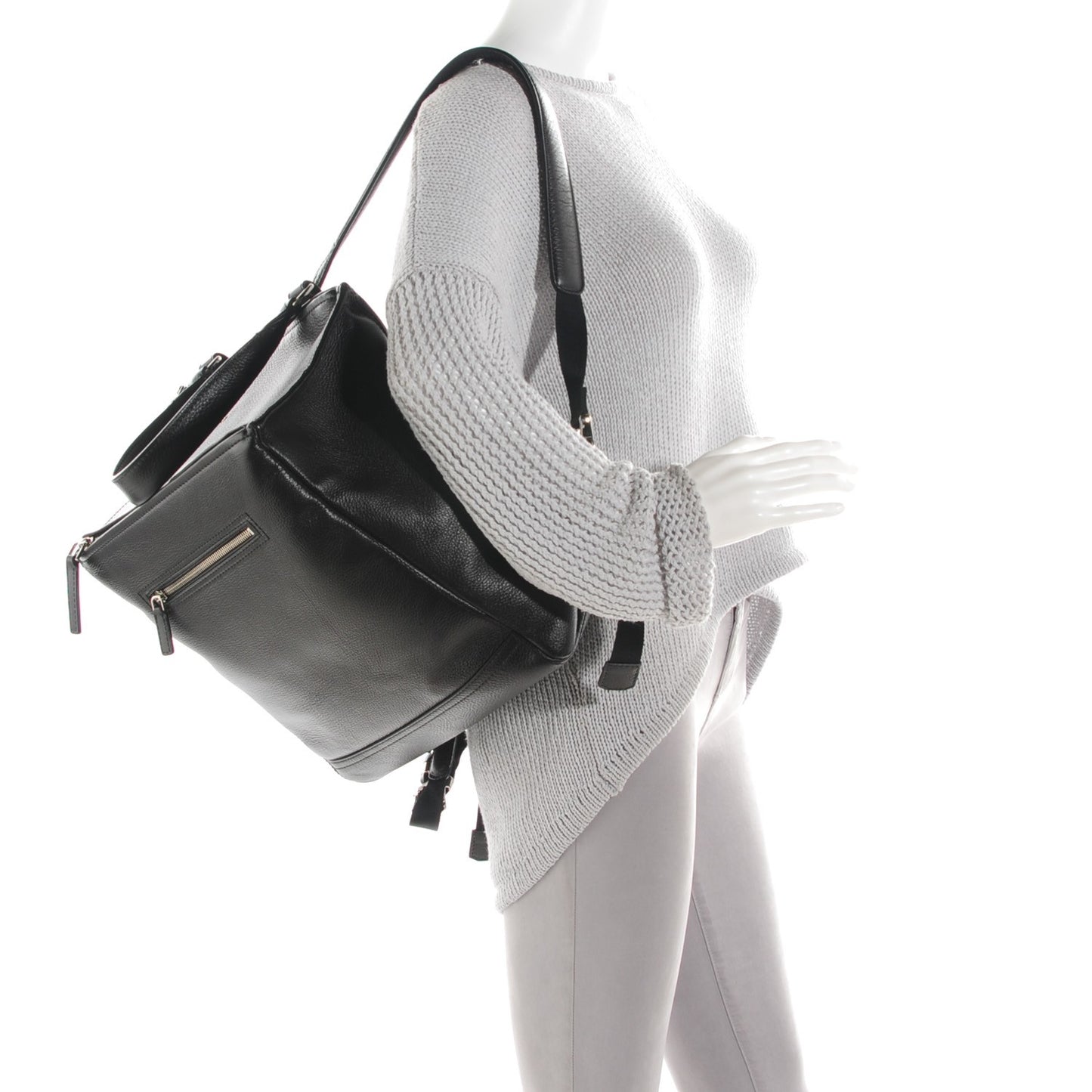 Calfskin Pandora Backpack Black