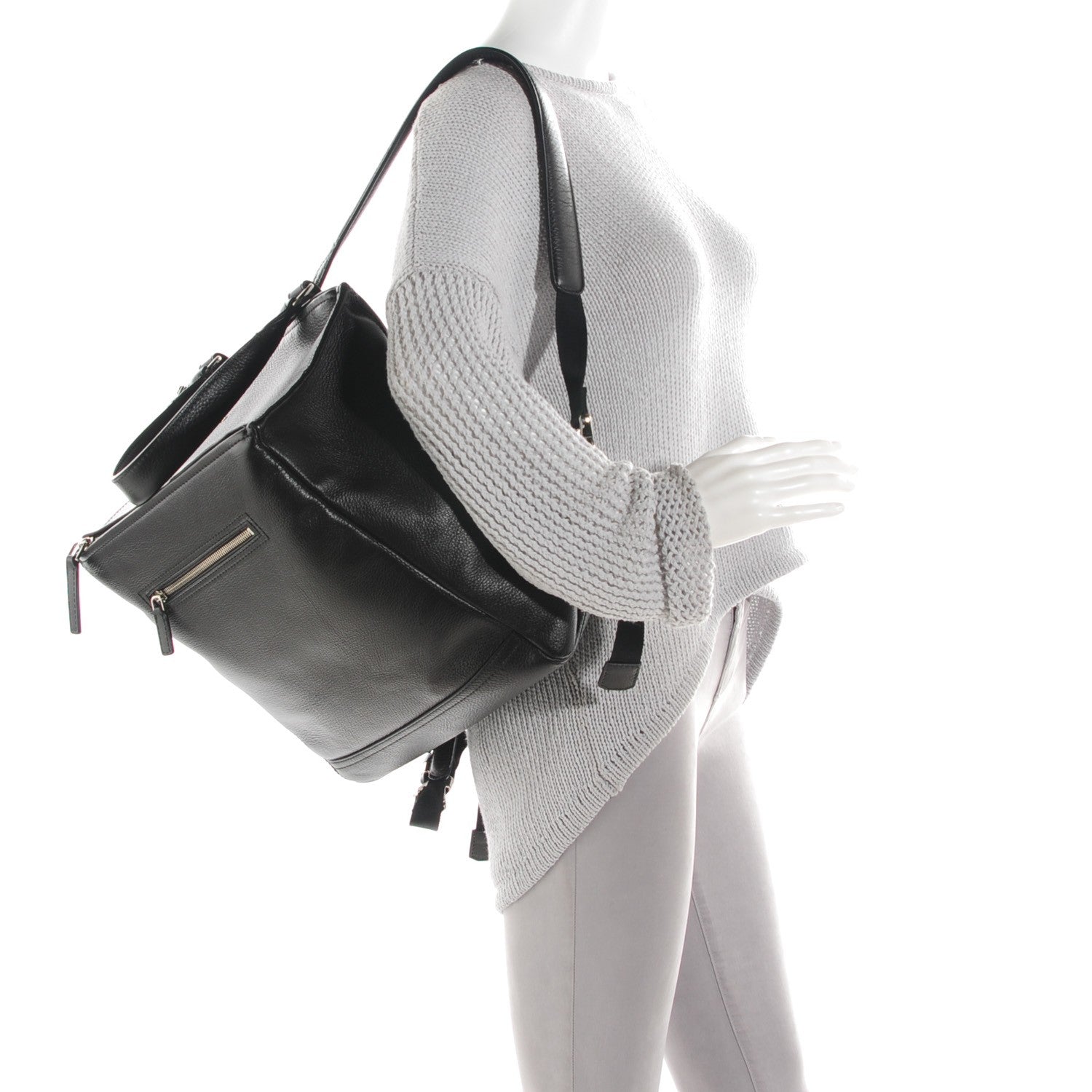 Givenchy Calfskin Pandora Backpack Black 2 of 8