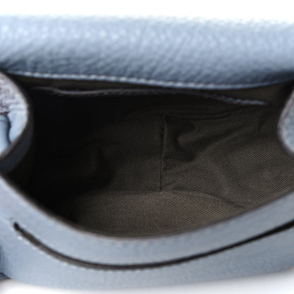 Chloe Calfskin Mini Marcie Round Crossbody Bag Faded Blue 4 of 4