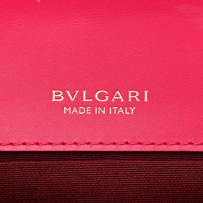 Bulgari Calfskin Serpenti Forever East West Shoulder Bag Pink 7 of 16