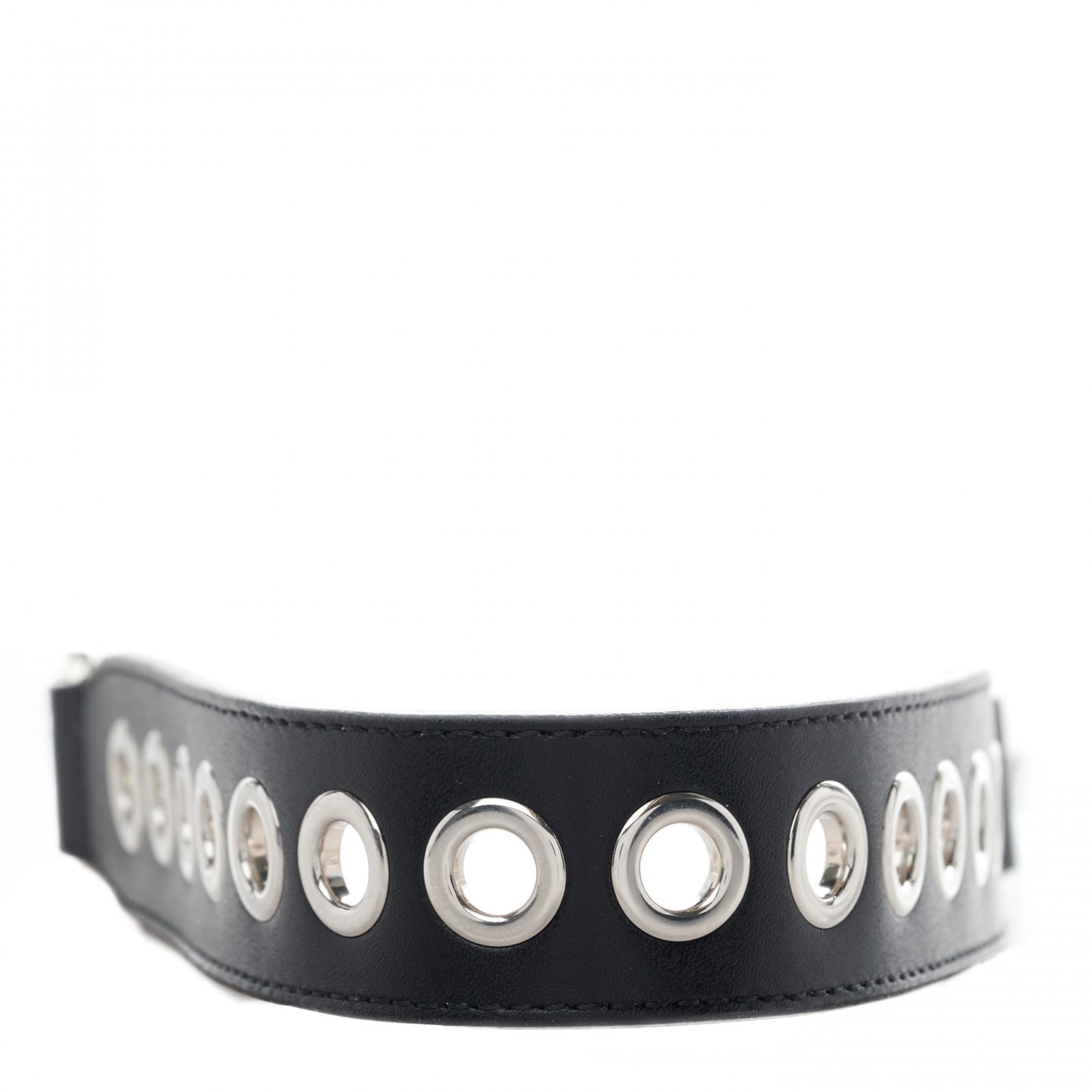 Vitello Liberty Grommet Bi-Color Mini Strap You Black Camelia