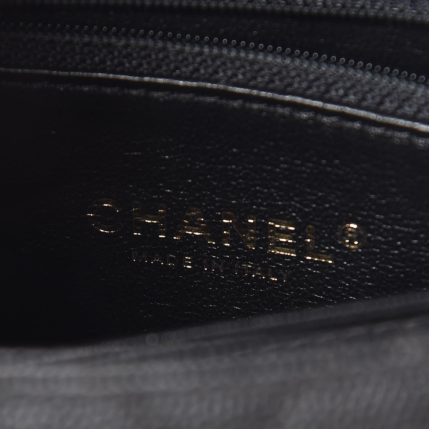 Chanel Caviar Lizard Quilted Mini Coco Handle Flap Black 7 of 13