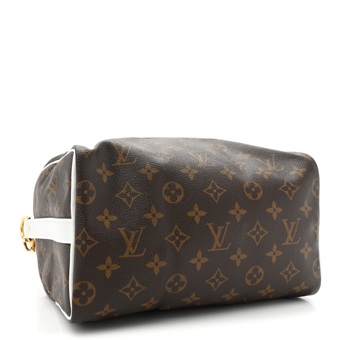 Monogram LV Match Speedy Bandouliere 25 White