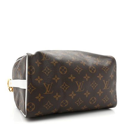 Louis Vuitton Monogram LV Match Speedy Bandouliere 25 White 4 of 14