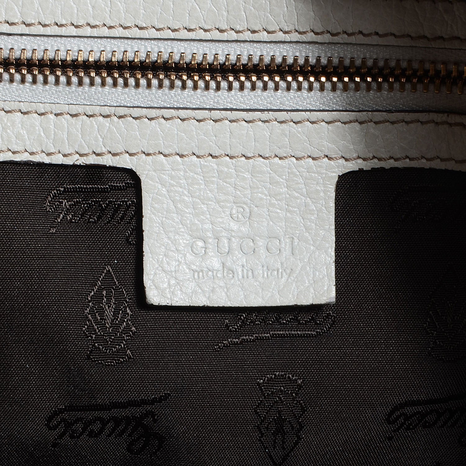 Gucci Leather Aviatrix Medium Boston White 6 of 7