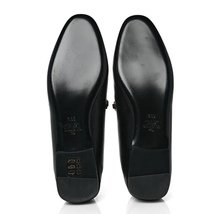 Valentino Garavani Nappa Stud Sign Loafers 38.5 Black 5 of 9