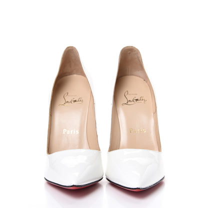 Christian Louboutin Patent So Kate 120 Pumps 37.5 White 2 of 9