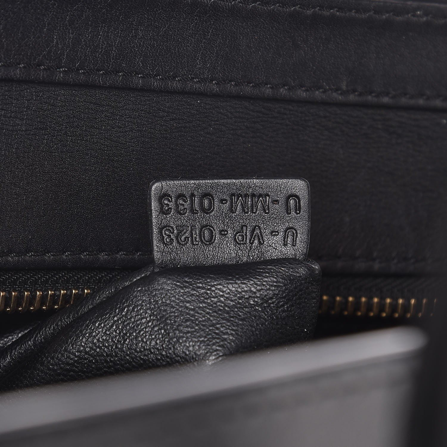 Celine Textured Calfskin Micro Tri-Color Luggage Navy Blue 7 of 10