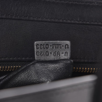 Celine Textured Calfskin Micro Tri-Color Luggage Navy Blue 7 of 10