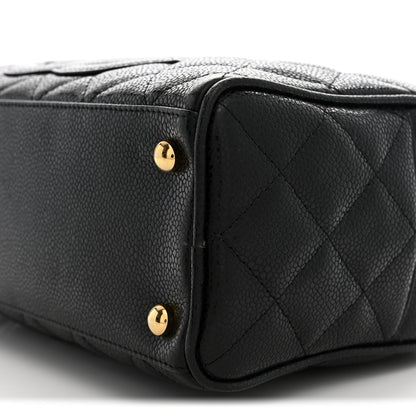 Chanel Caviar Quilted Small Bowler Black 10 of 12