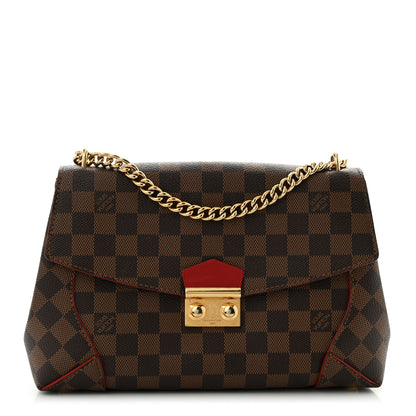 Louis Vuitton Damier Ebene Caissa Clutch Cherry 1 of 14