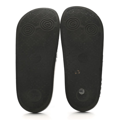 Gucci Microguccissima Slide Sandals 36 Black 6 of 10
