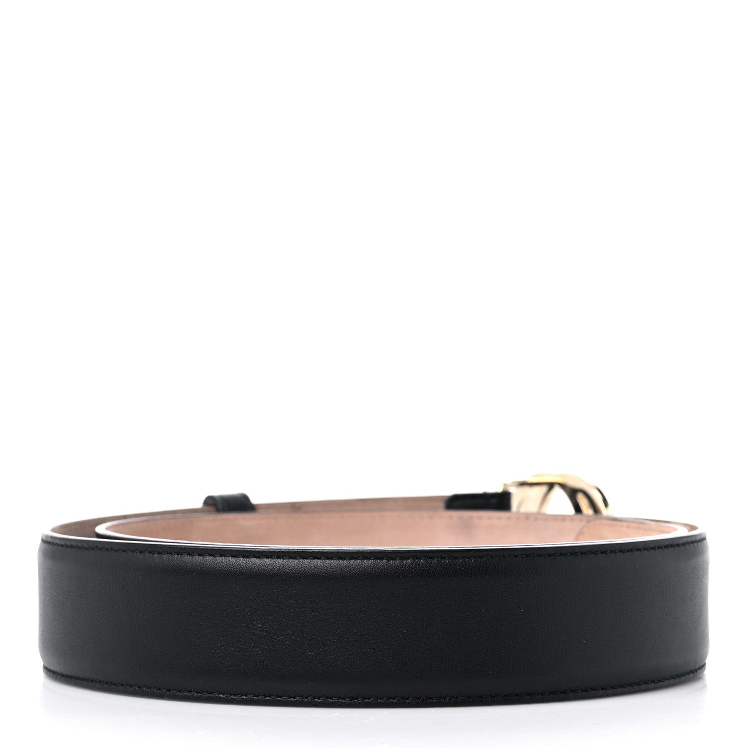 Gucci Calfskin Interlocking G 37mm Belt 85 34 Black 2 of 6