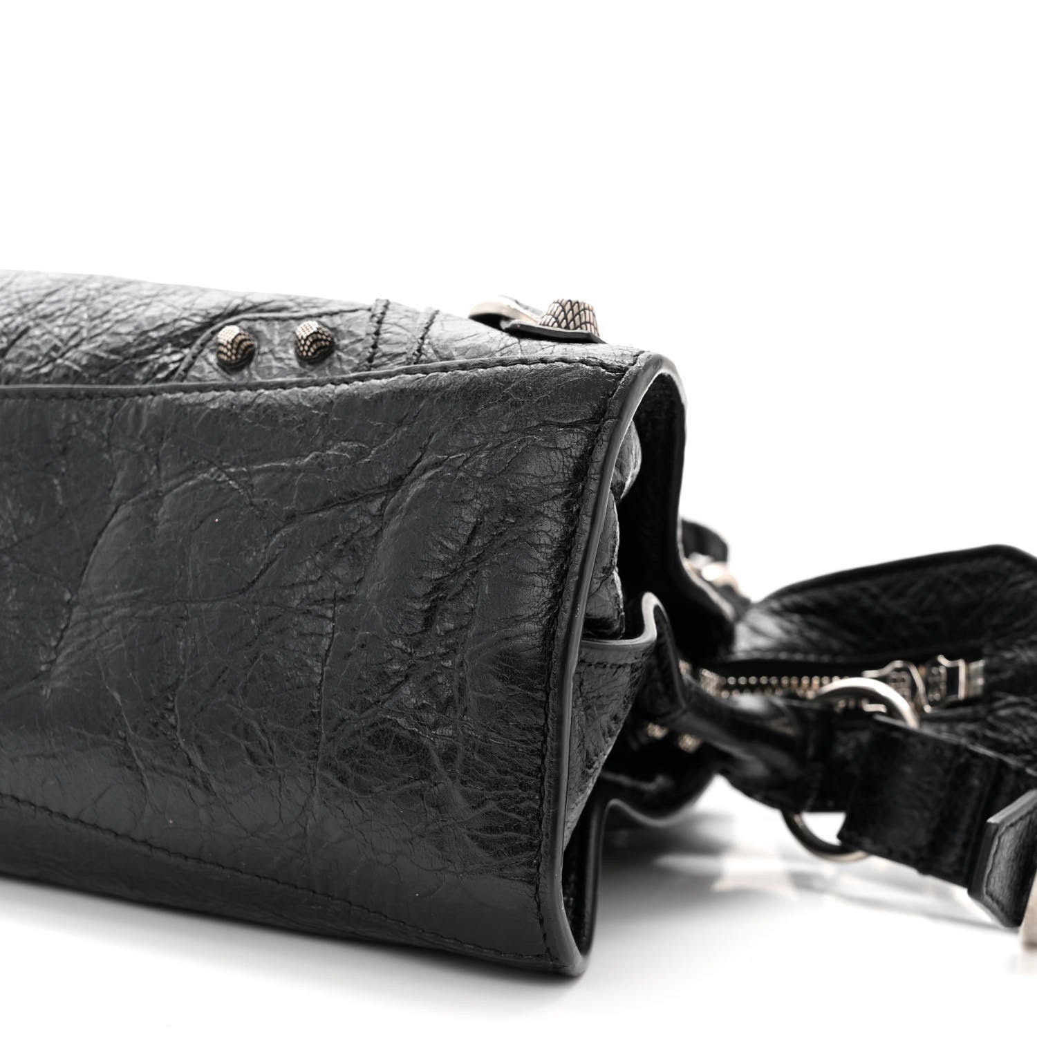 Balenciaga Agneau Arena Neo Cagole Handbag XS Black 10 of 12