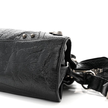 Balenciaga Agneau Arena Neo Cagole Handbag XS Black 10 of 12