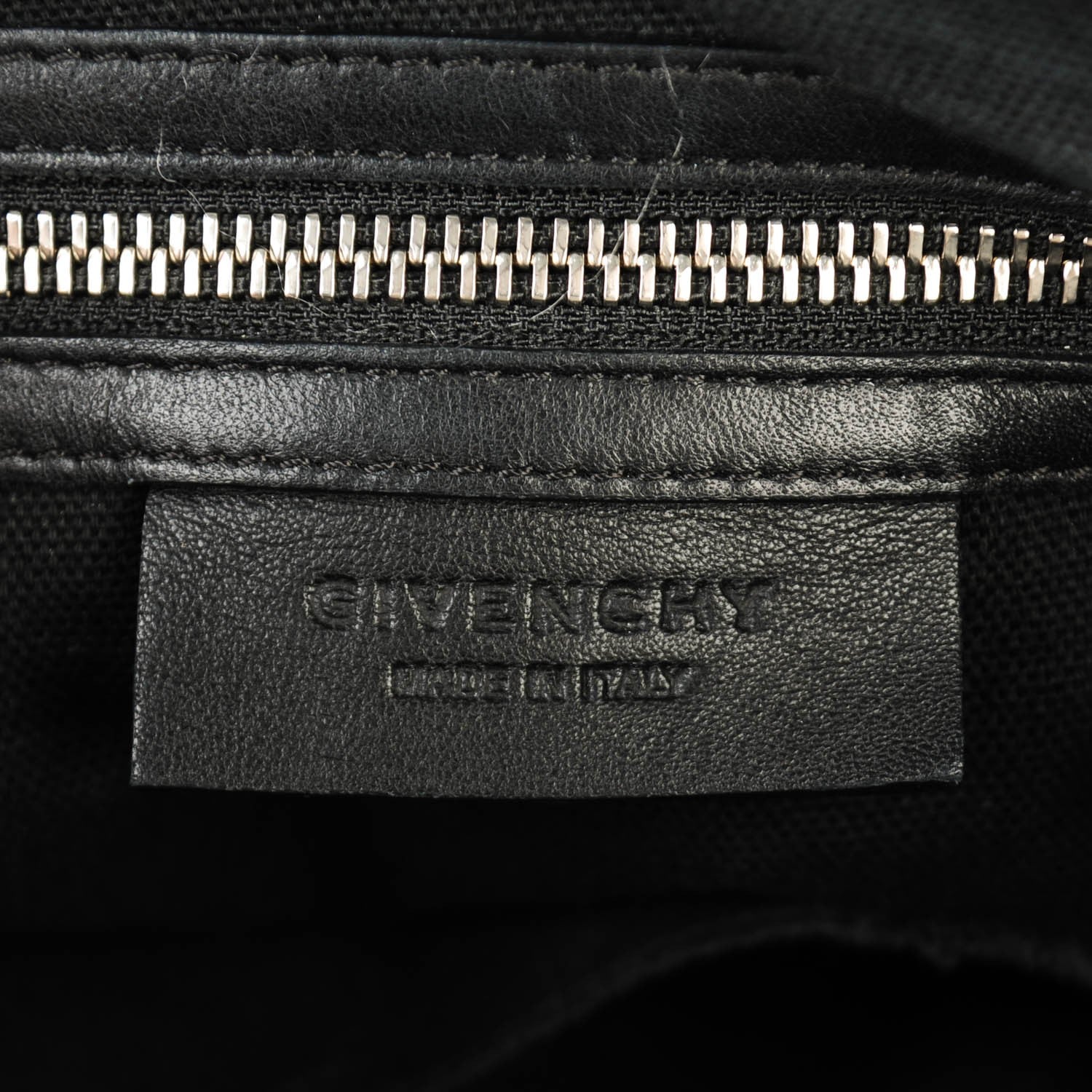 Givenchy Smooth Calfskin Crocodile Embossed Medium Pandora Black 6 of 7