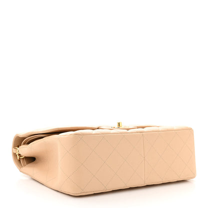 Chanel Caviar Quilted Jumbo Double Flap Beige 4 of 13