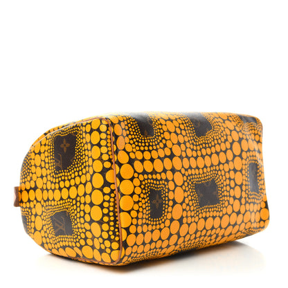 Louis Vuitton Monogram Kusama Town Speedy 30 Yellow 4 of 10