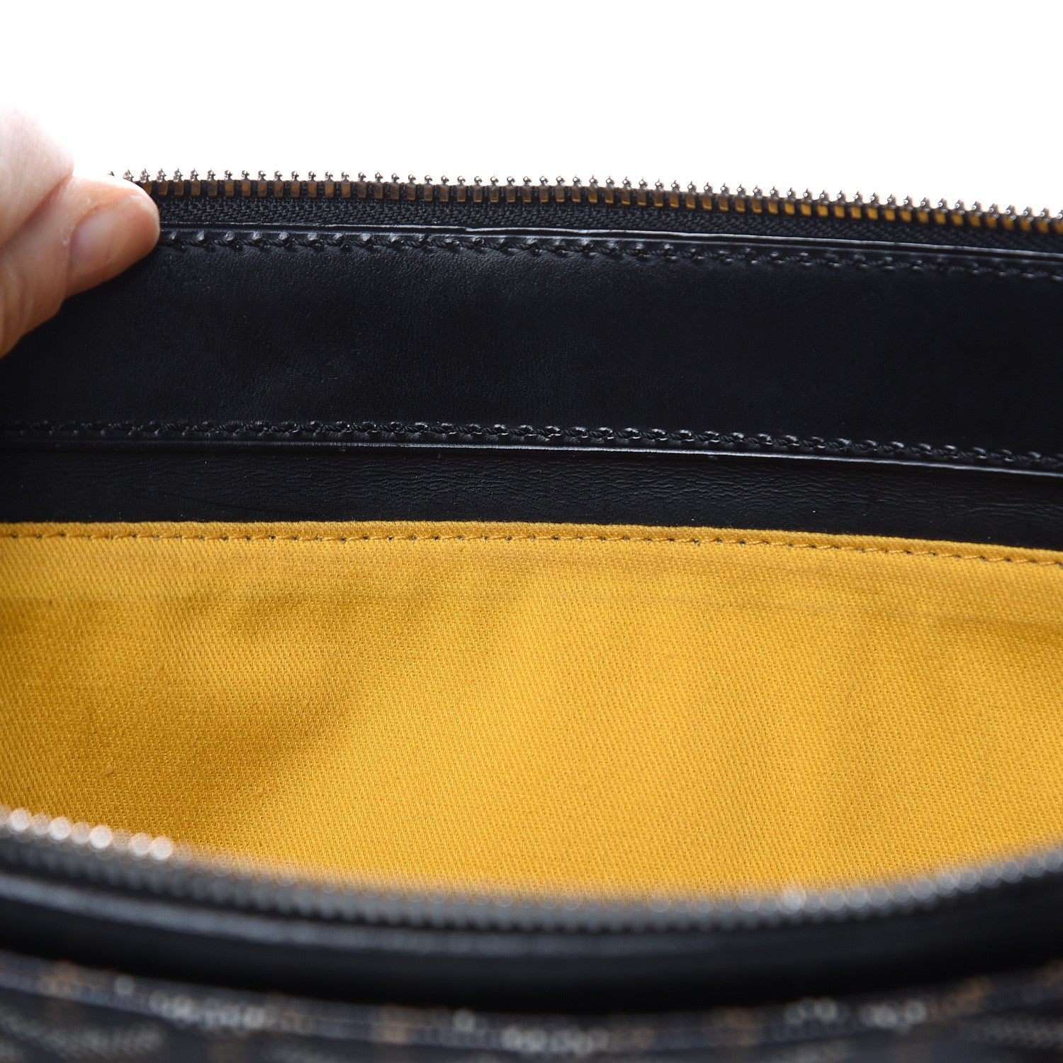 Goyard Goyardine Sac Marie Galante MM Black 12 of 16