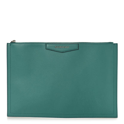 Givenchy Sugar Goatskin Medium Antigona Pouch Aqua 1 of 8