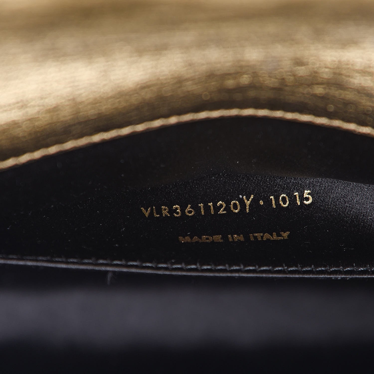 Saint Laurent Metallic Calfskin Monogram Large Belle De Jour Clutch Gold 7 of 7