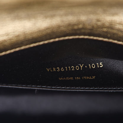 Saint Laurent Metallic Calfskin Monogram Large Belle De Jour Clutch Gold 7 of 7