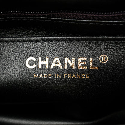 Chanel Iridescent Lambskin Quilted Mini Rectangular Flap Black 6 of 10